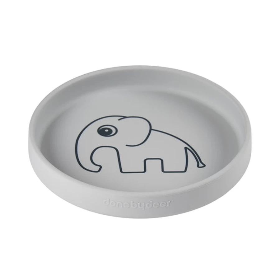 Done by Deer Silicone Plate - Soft, Durable & BPA-Free Baby Feeding Dish