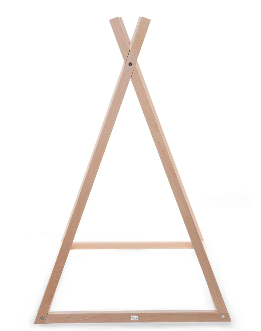 Childhome Kids Teepee Bed Frame - 200x90 cm Wooden Playhouse Bed for Children's Room