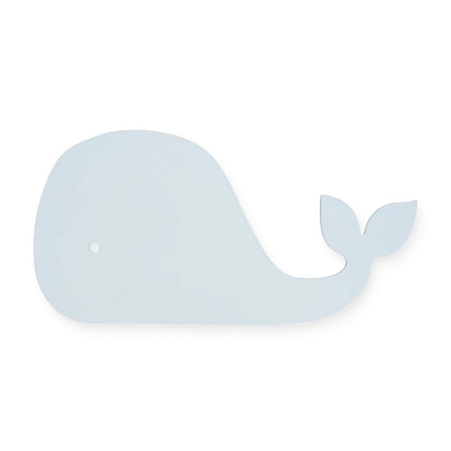 Jollein Grey Wooden Whale Wall Light - Handcrafted Coastal Decor for Modern Homes