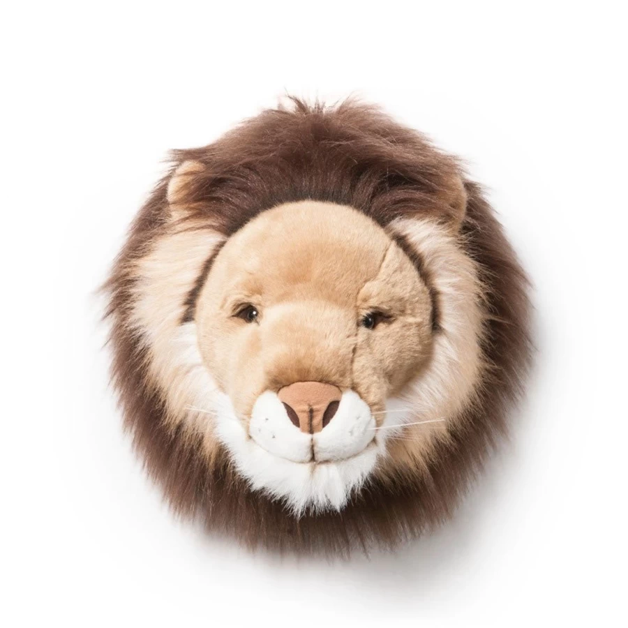 "Wild & Soft Wall Trophy Lion Cesar - Premium Lion Head Wall Decor"