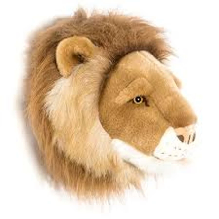 "Wild & Soft Wall Trophy Lion Cesar - Premium Lion Head Wall Decor"