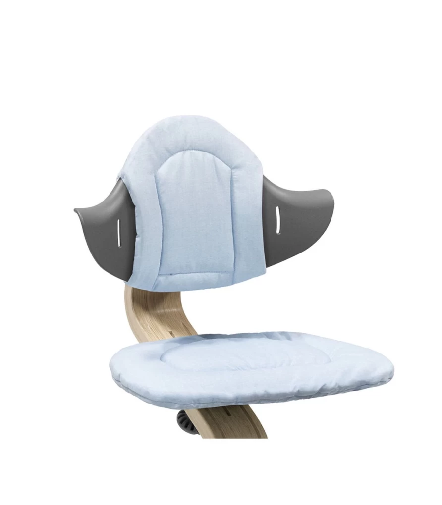 Stokke Nomi Cushion - Grey Blue Premium High Chair Seat Pad