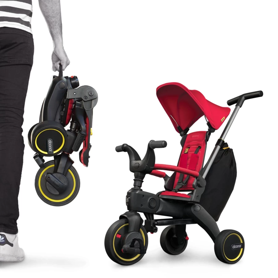 Doona Liki Trike S3 Stroller and Bike Convertible for Toddlers – Lightweight, Compact, Foldable Design