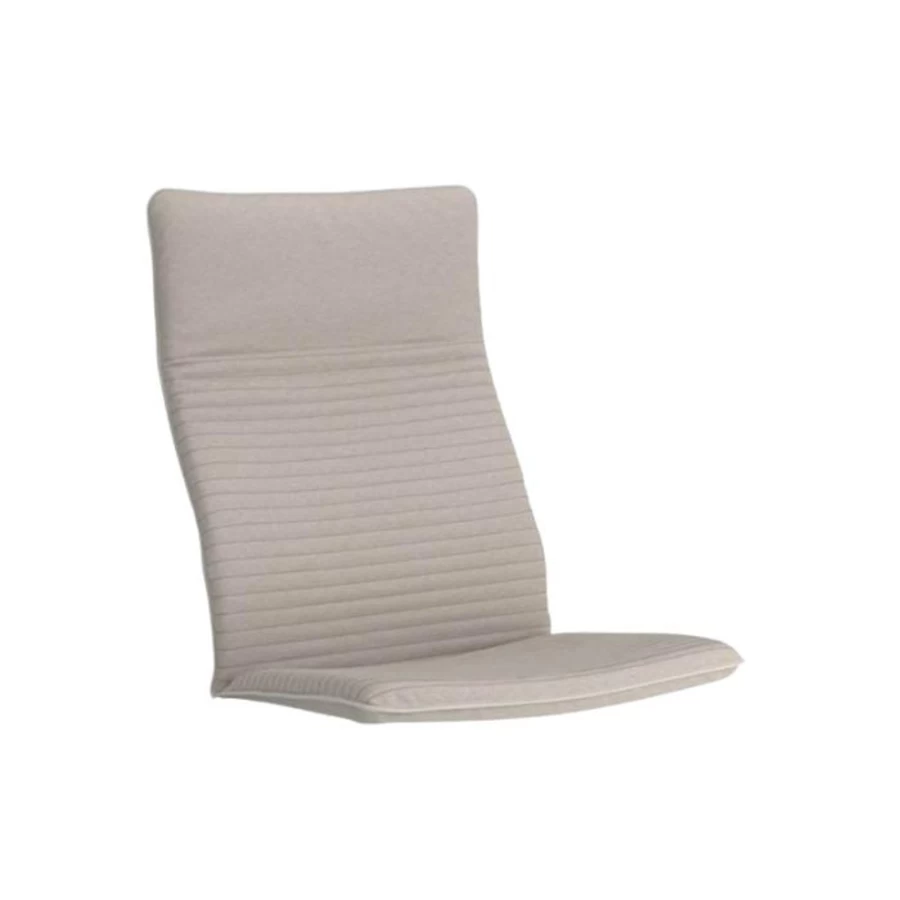 "IKEA Poang Cushion Cover - Hillared Beige, Replacement Seat Pad for Poang Chair"