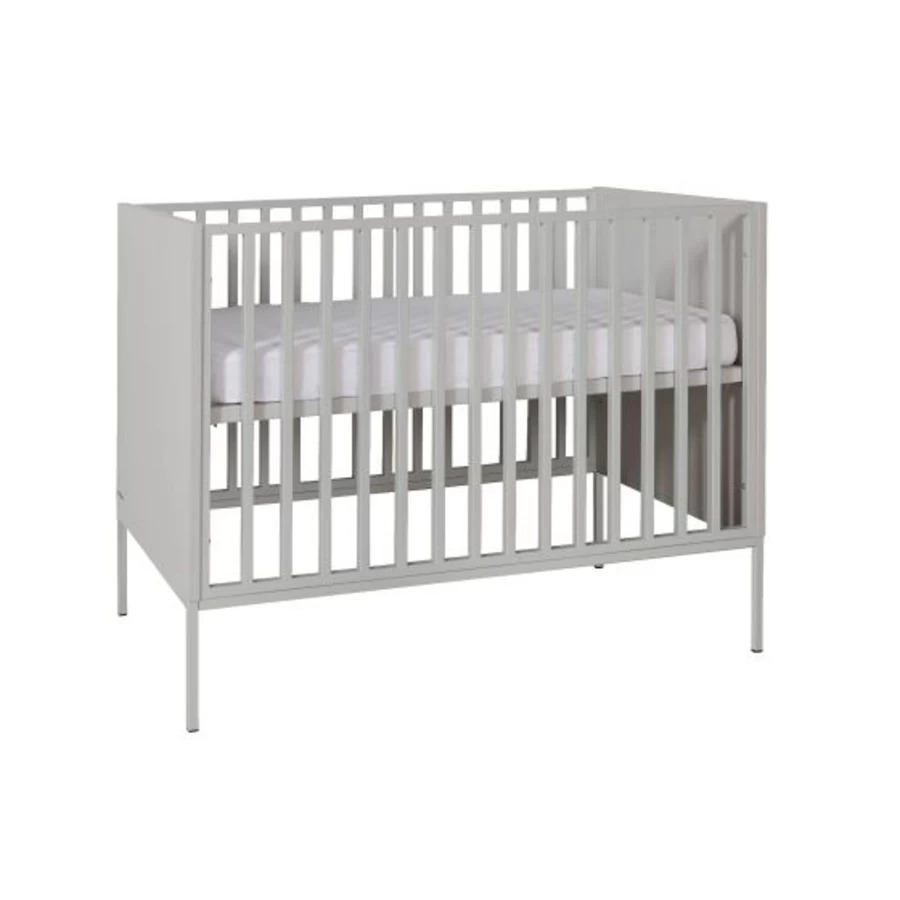 Kidsmill Amy Cot Bed for Toddlers 120 x 60 cm - Portable Baby Cot with Mattress