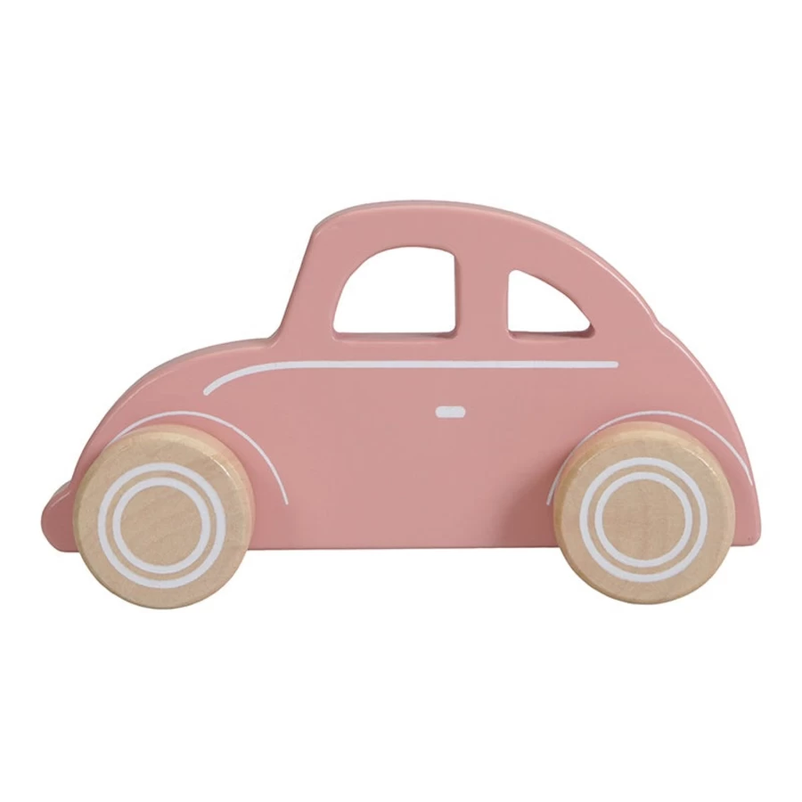 Little Dutch Wooden Toy Car - Premium Handmade Auto for Kids
