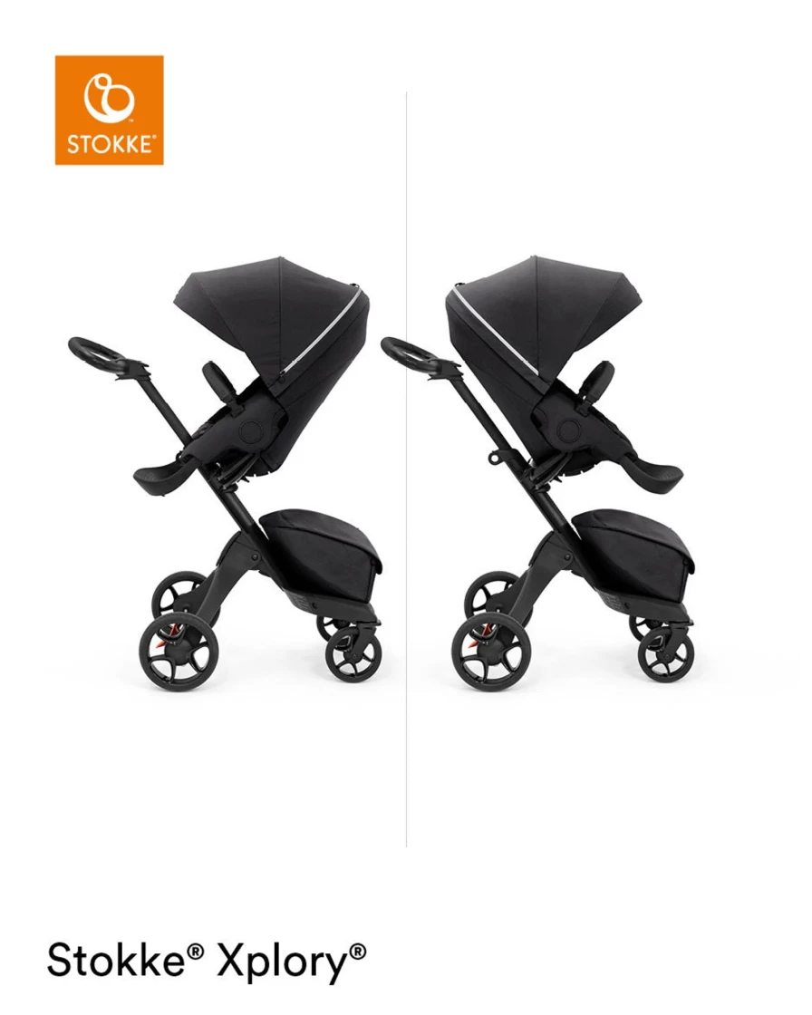 Stokke Xplory X Premium Baby Stroller – High-End Lightweight Travel System with Adjustable Seat