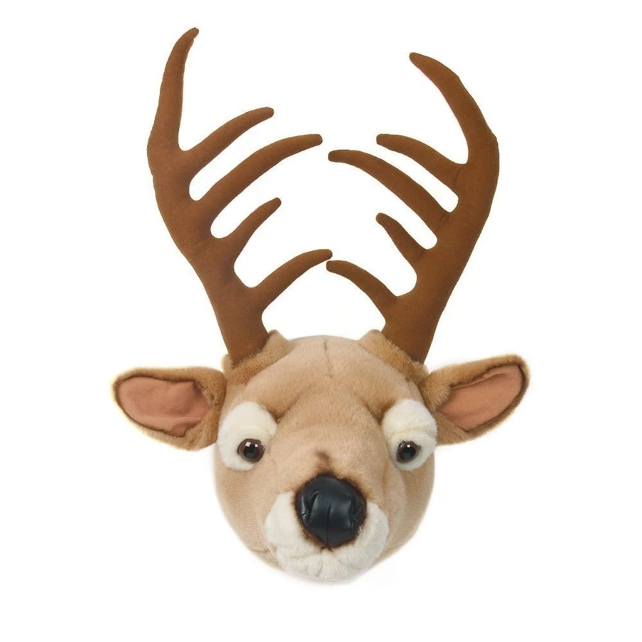 "Wild & Soft Wall Trophy Deer Head - Realistic Hunting Decor for Home & Office"