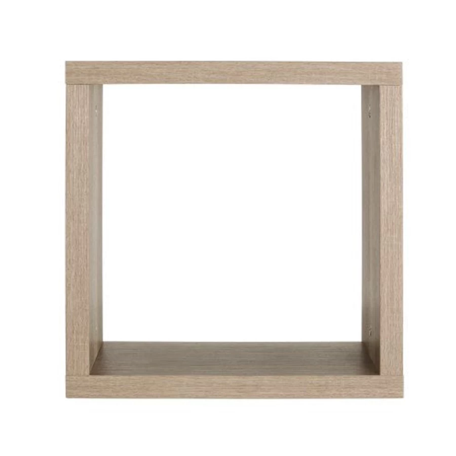 Kidsmill 40x40x20 Oak Wooden Storage Cube - Lodge Style Organizer for Kids' Toys & Home Decor