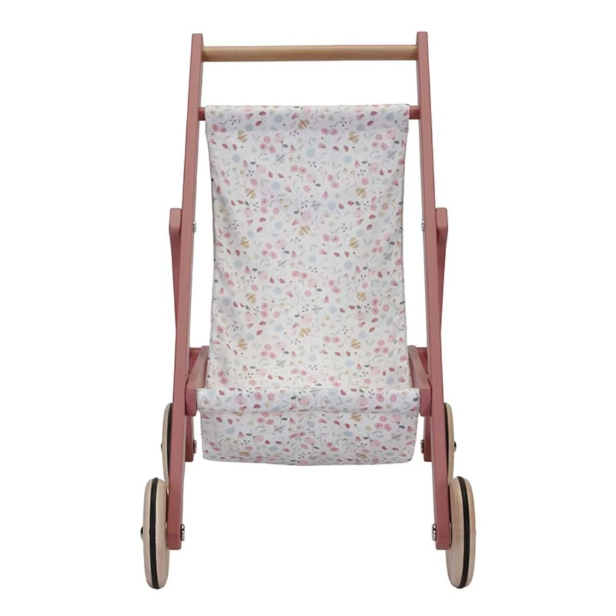 Little Dutch Doll Stroller - Flowers & Butterflies Design for Kids