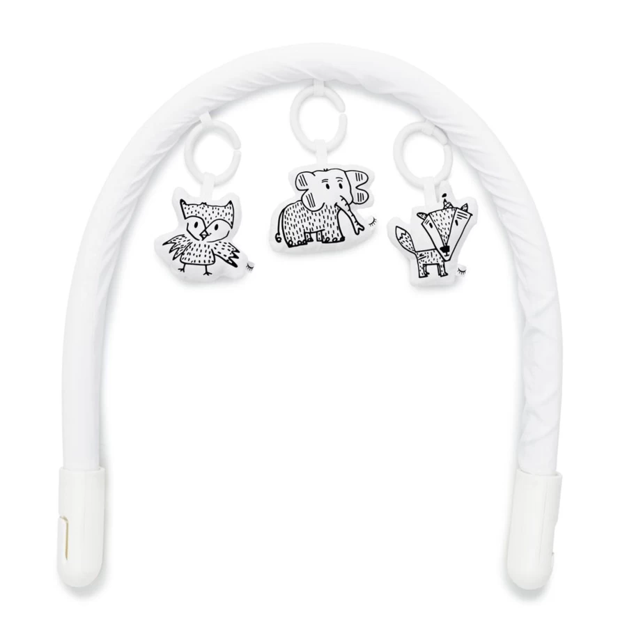 Dockatot Sleepyhead Deluxe+ Pod Toy Arch in Pristine White for Baby Play & Development