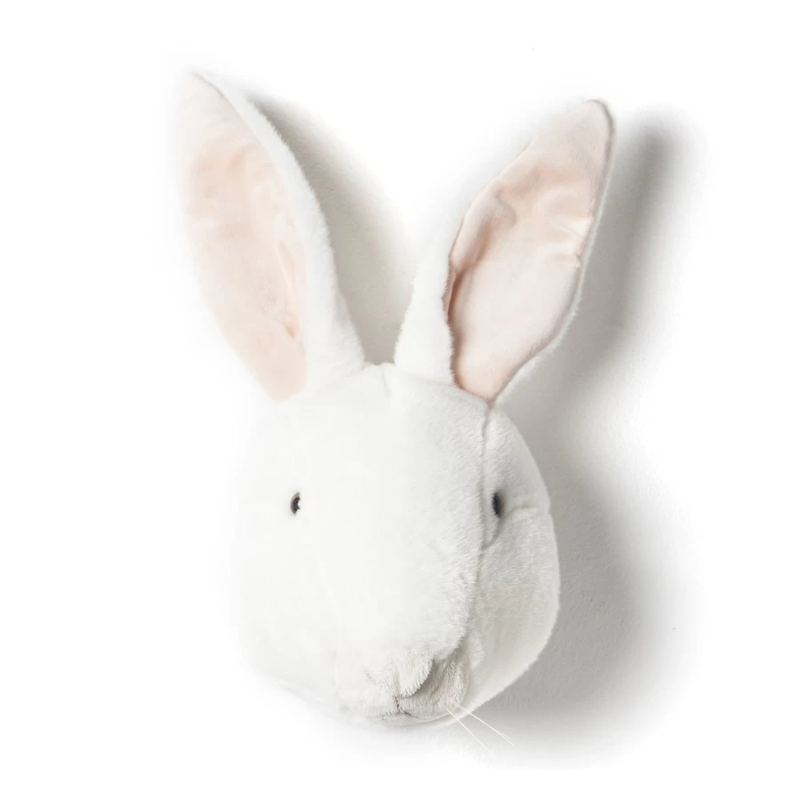 "Wild & Soft Rabbit Wall Trophy – Handcrafted Decorative Plaque for Home Decor"