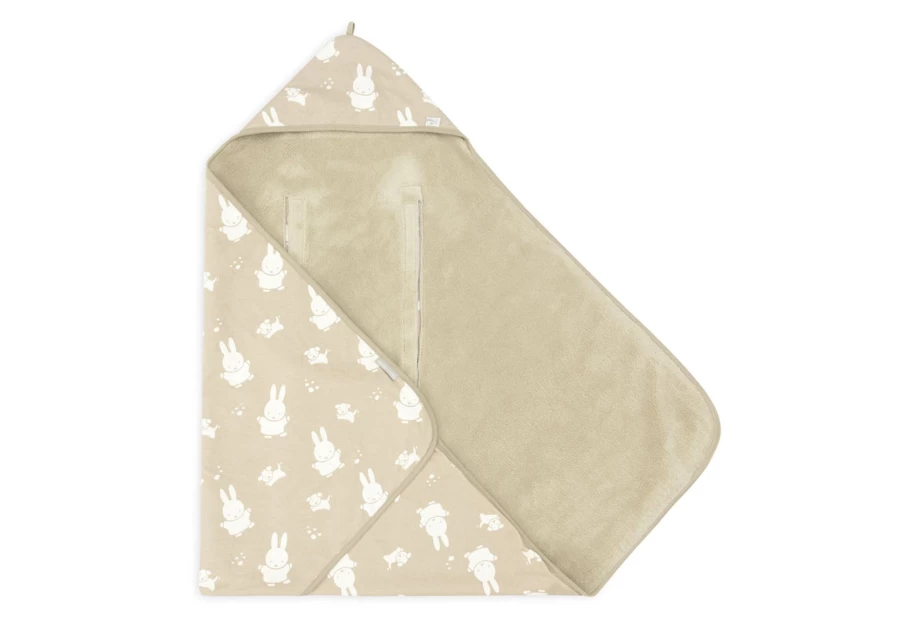Jollein Miffy & Snuffy Fleece Wrap Blanket - Soft Cozy Throw for Adults and Kids