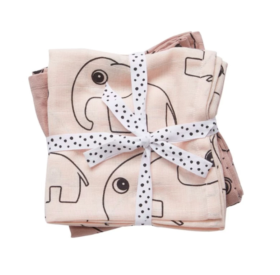 Done by Deer Premium Baby Swaddle Blanket 2 Pack - Soft, Breathable & Comfortable Newborn Wraps