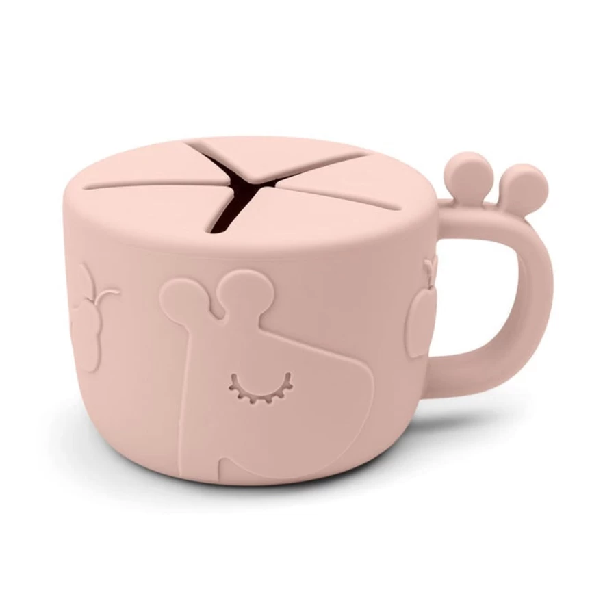 Done by Deer Peekaboo Snack Cup - Reusable & Spill-Proof Baby Snack Container by Raffi