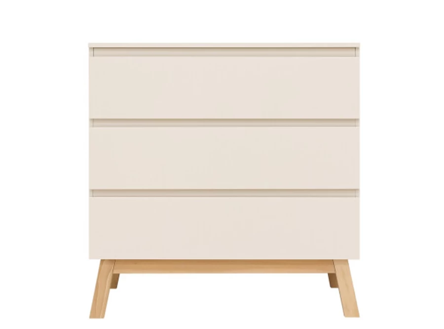 Bopita 3-Drawer Dresser in Saba Dune Natural Finish - Modern Bedroom Storage Furniture