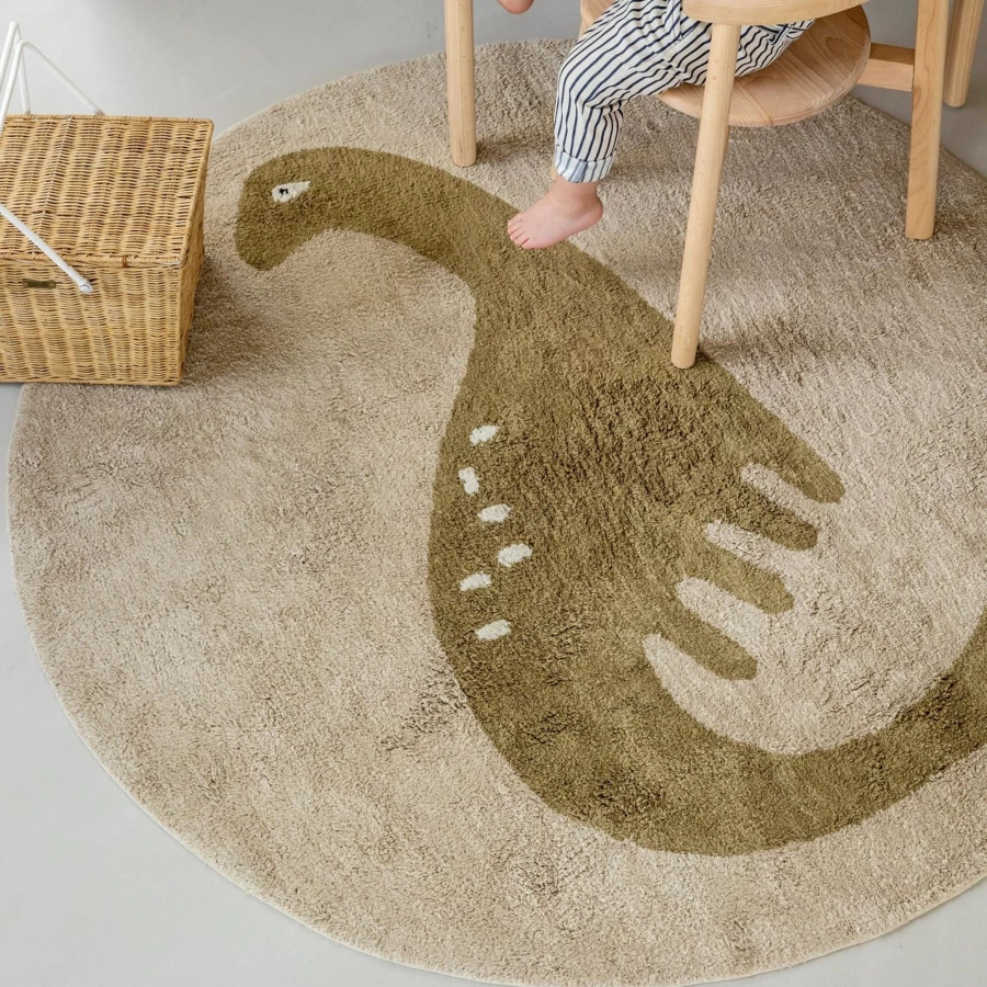 Tapis Petit Rug Dex 130x130 cm - Premium Square Rug for Home Decor