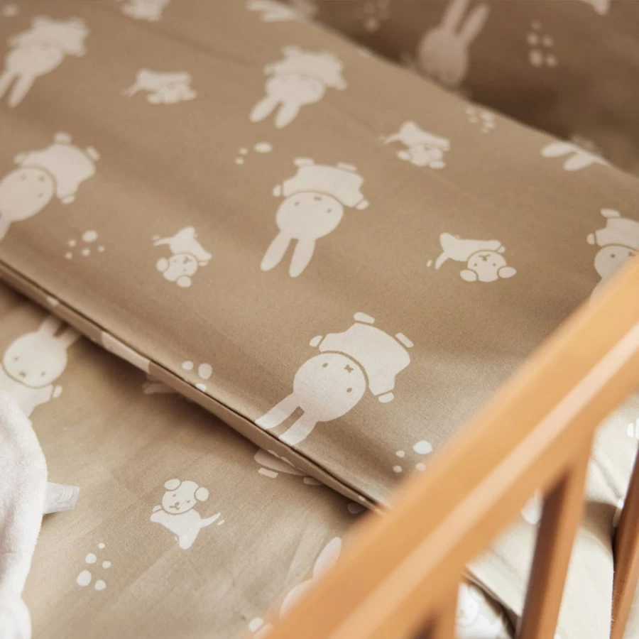 Jollein Miffy & Snuffy Duvet Cover Set 100x140 cm - Soft Kids Bedding Collection