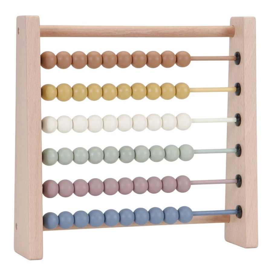 Little Dutch Vintage Wooden Abacus - FSC Certified Eco-Friendly Kids Educational Toy