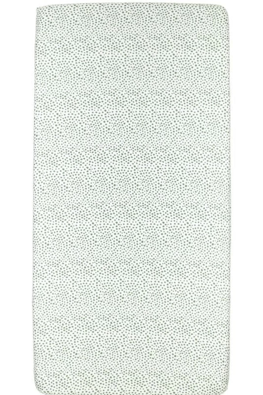 Meyco White Jersey Fitted Sheet 40 x 80 cm Soft Stretchable Bed Sheet