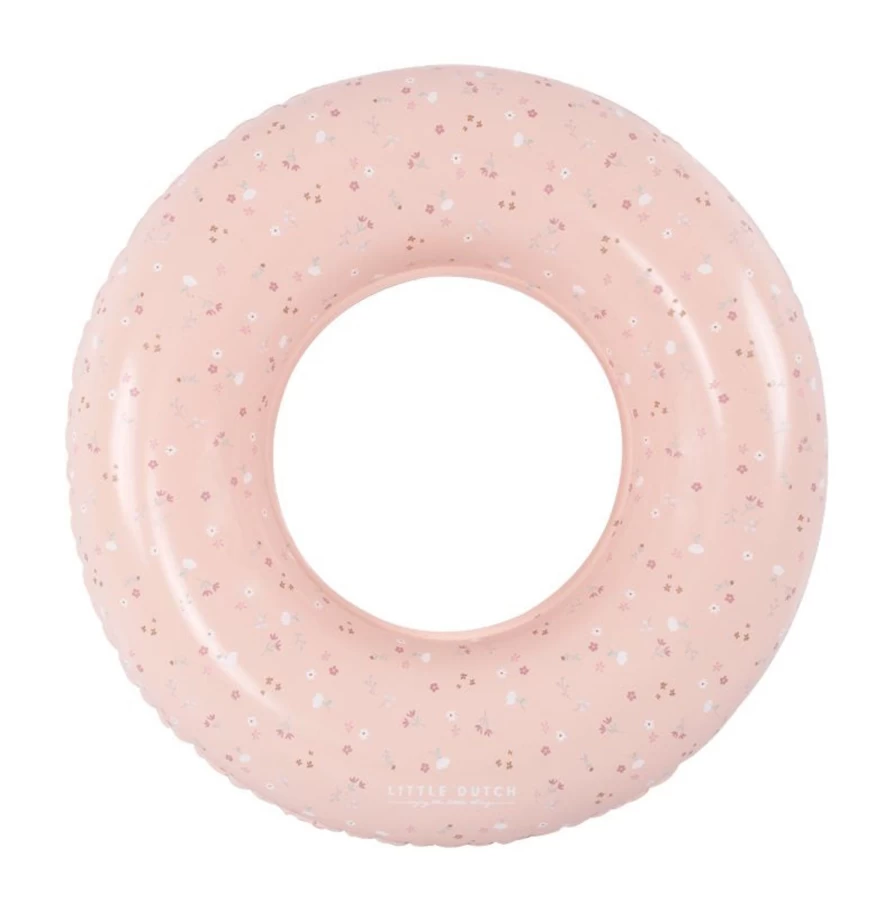 Little Dutch Inflatable Swim Ring for Kids - Bright & Safe Pool Float