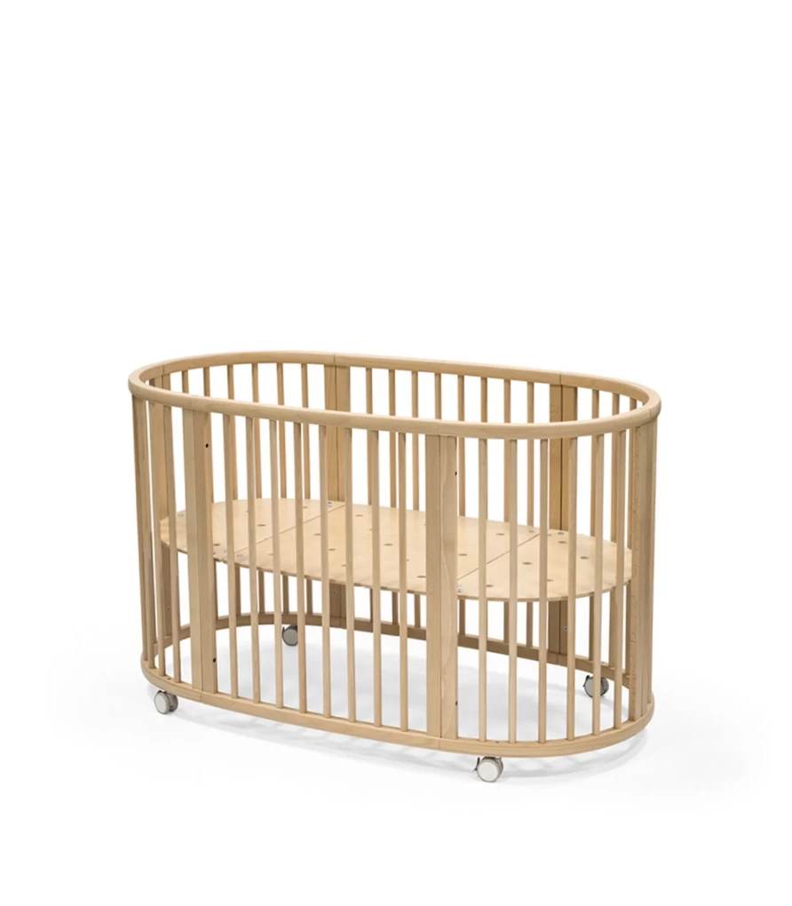 Stokke Sleepi Bed V3 Complete Baby Crib with Mattress – Convertible Toddler Bed, Adjustable Heights, Eco-Friendly Design