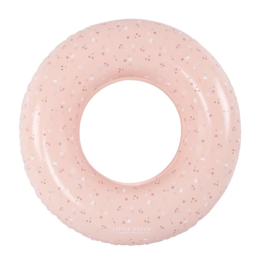 Little Dutch Inflatable Swim Ring for Kids - Bright & Safe Pool Float