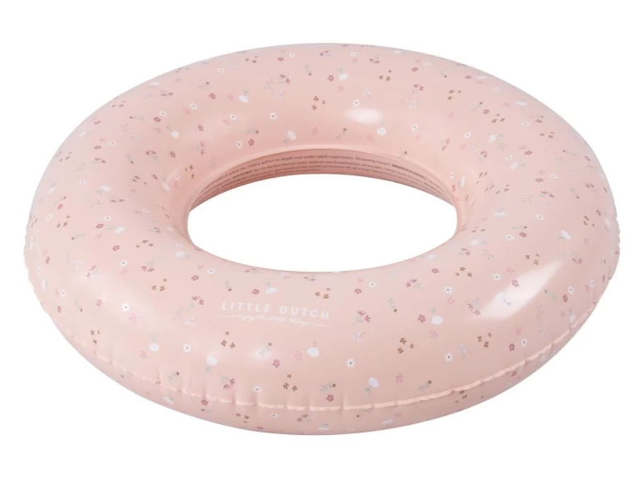 Little Dutch Inflatable Swim Ring for Kids - Bright & Safe Pool Float