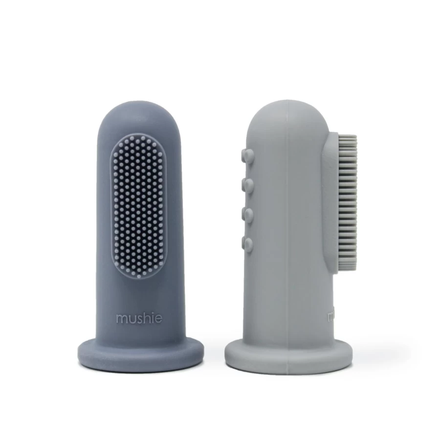 Mushie Kids Toothbrush - BPA-Free, Eco-Friendly Toddler Toothbrush with Soft Bristles for Gentle Cleaning