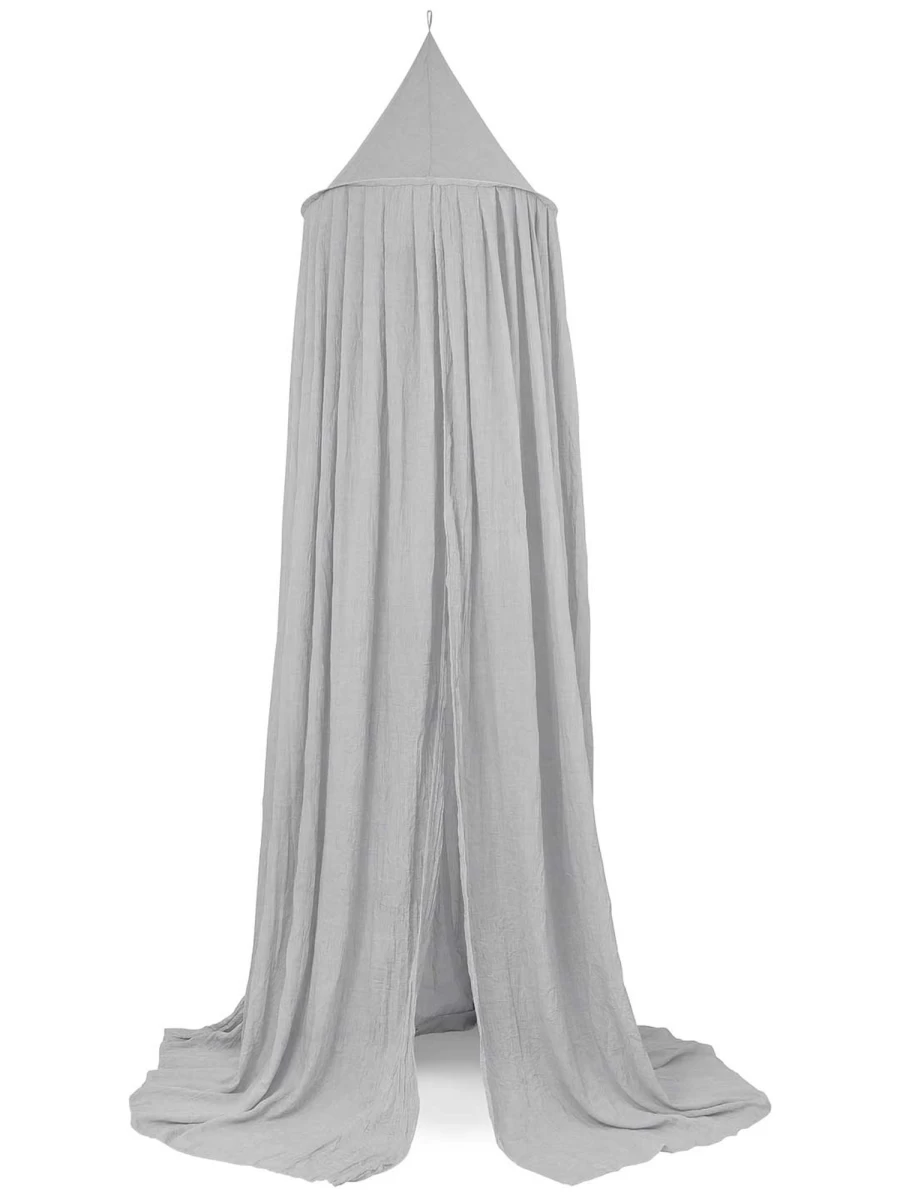 Jollein Vintage 245cm Hanging Canopy Bed Curtain - Boho Chic Drapes for Bedroom Decor