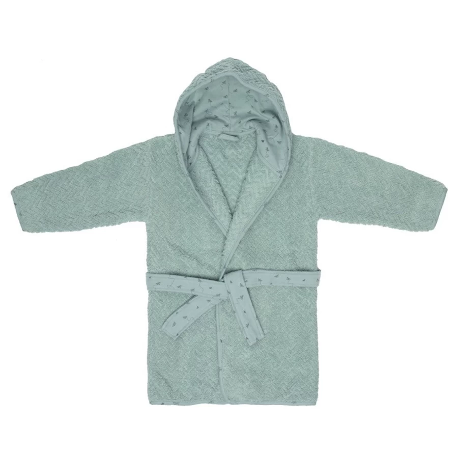 Bébéjou Baby Bathrobe for Kids Size 86/92 - Soft Hooded Towel Robe for Boys and Girls