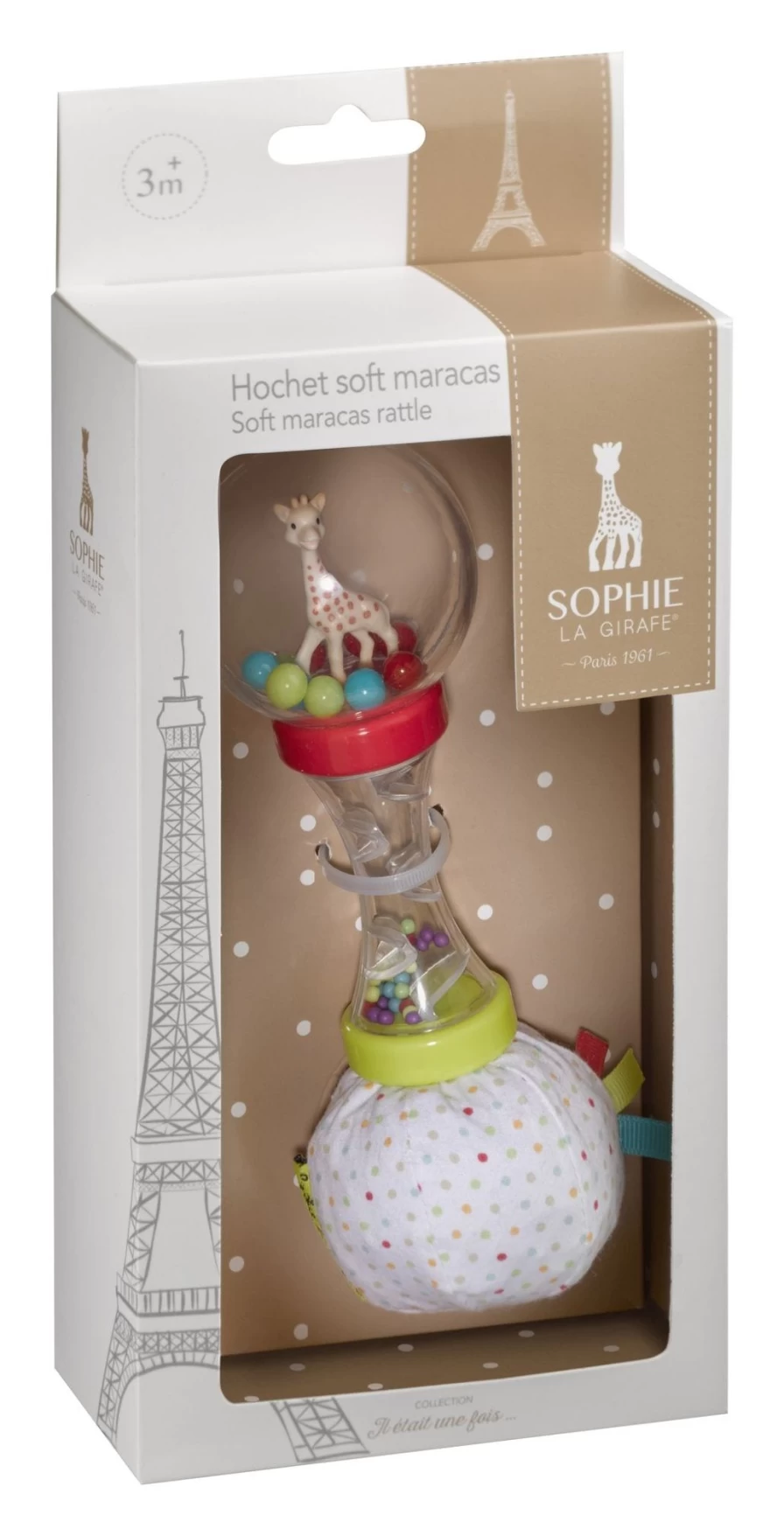 Sophie La Giraffe Soft Maracas - Baby Rattles for Sensory Play & Early Development