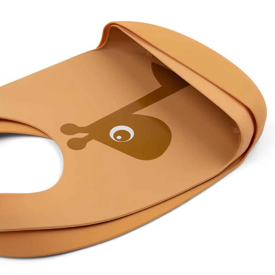 Done by Deer Silicone Baby Bibs - 2 Pack, Soft & Waterproof Feeding Bibs for Toddlers, Easy Clean BPA-Free Drool Bibs