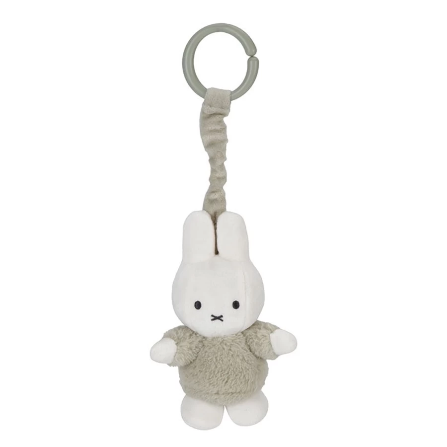 Little Dutch Miffy Vibrating Plush Toy - Soft Fluffy Bunny for Kids