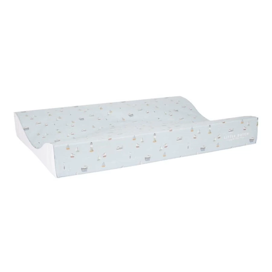 Little Dutch Changing Mat 72 x 44 cm - Soft Foldable Baby Changing Pad with Safety Strap