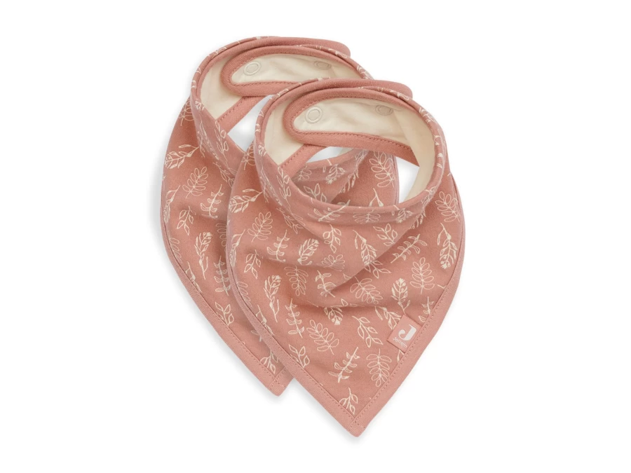 Jollein Bandana Bibs 2 Pack - Soft & Absorbent Drool Bibs for Babies