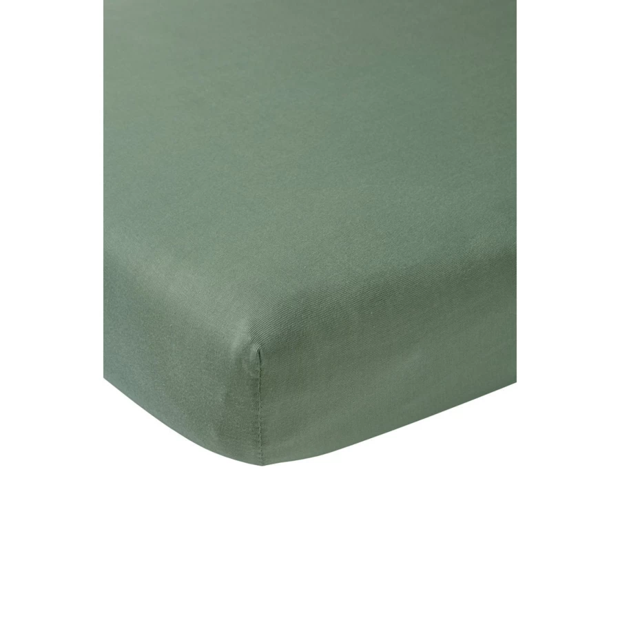 Meyco Jersey Fitted Sheet 140x70cm - Soft Stretchable Cotton Bed Sheet for Deep Mattress - Single Size