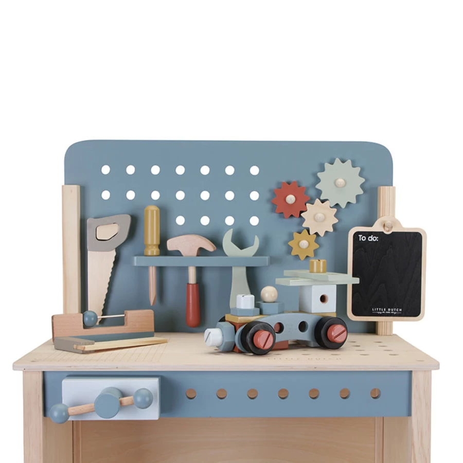 Little Dutch Workbench FSC Certified Wooden Kids Activity Table