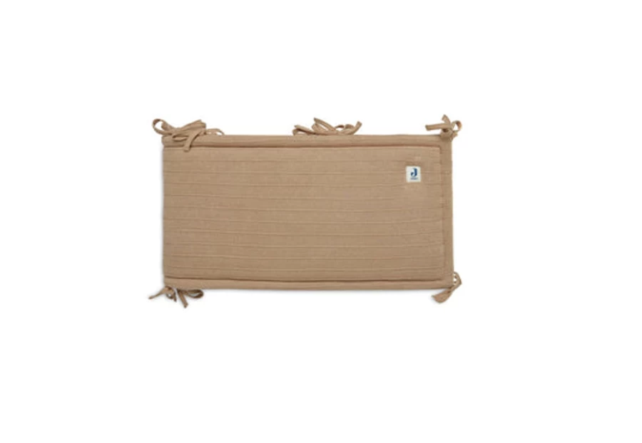 Jollein Pure Knit Baby Cot Bumper | Soft Crib Rail Cover | 35x180 cm Safe Nursery Bedding