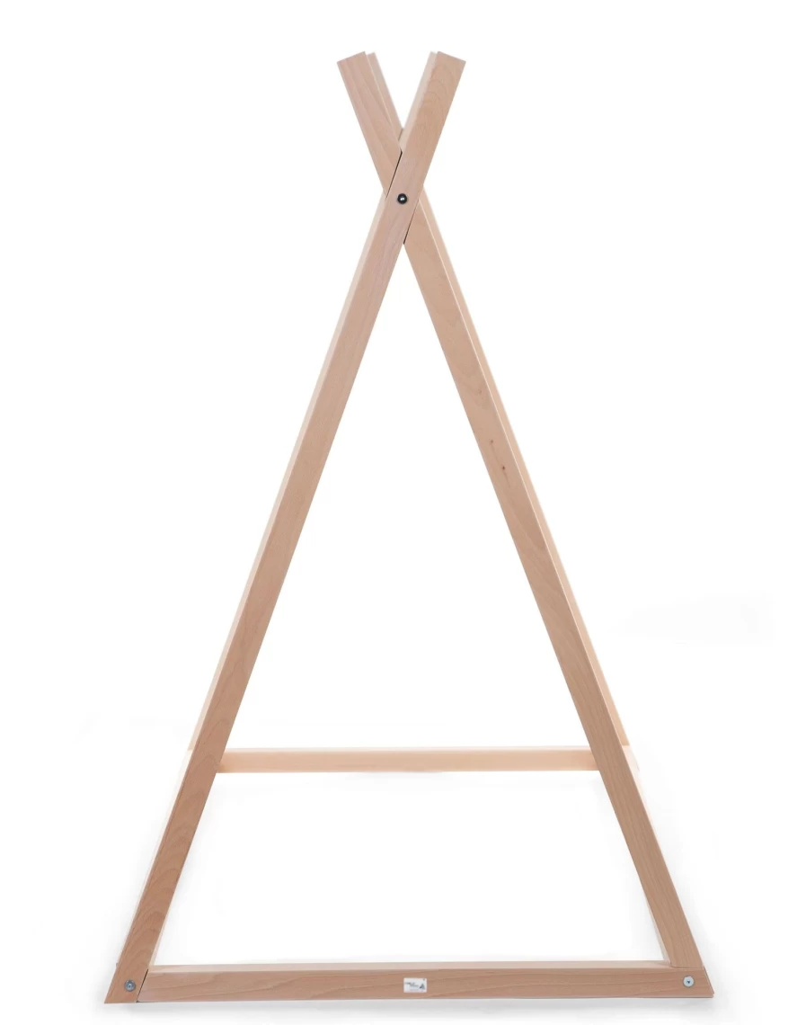 Childhome Kids Teepee Bed Frame - 200x90cm Wooden Playhouse Bed for Children's Room