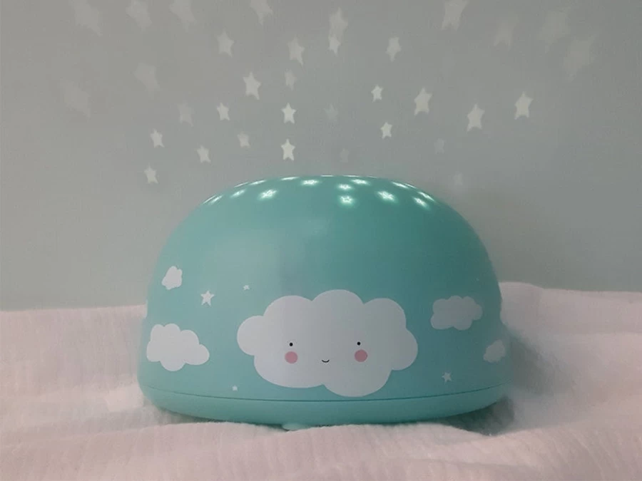 A Little Lovely Company Star Projector Night Light for Kids & Adults - Galaxy LED Room Decor with Nebula Effects