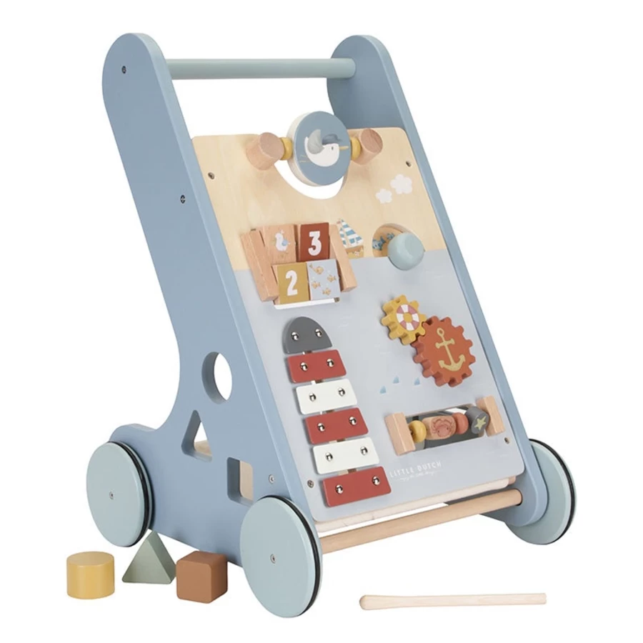 Little Dutch Baby Walker - Sailors Bay Design for Toddlers