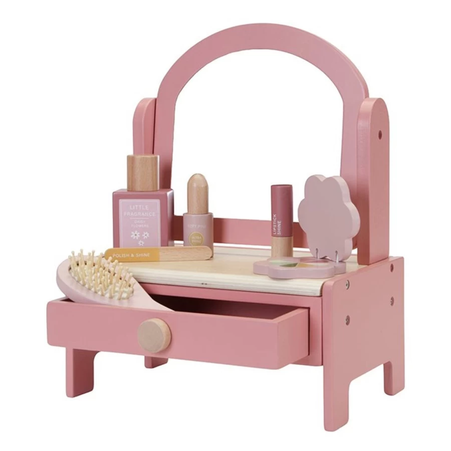 Little Dutch Vanity Table for Kids - Stylish & Functional Dresser with Mirror