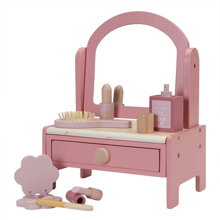 Little Dutch Vanity Table for Kids - Stylish & Functional Dresser with Mirror