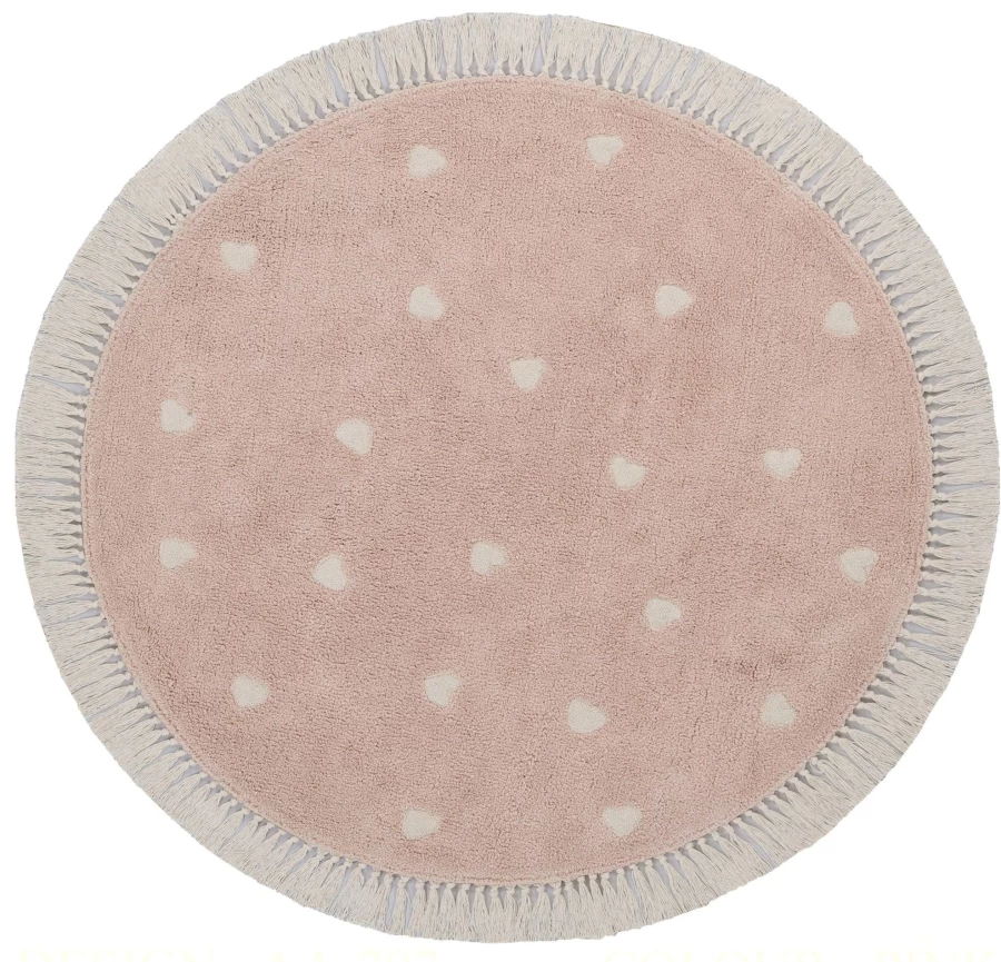 "Tapis Petit Rug Fleur 120x120 cm - Floral Square Rug for Home Decor"