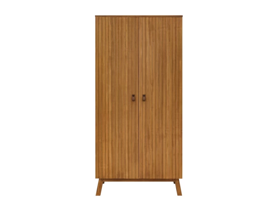 Bopita Senna Rosewood 2-Door Wardrobe for Bedroom Storage