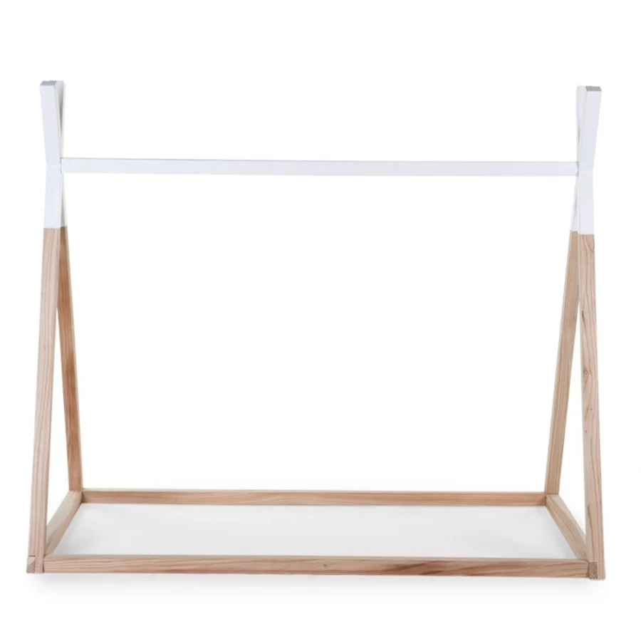 Childhome Teepee Bed Frame for Kids 140x70cm - Playful & Sturdy Wooden Tent Bed