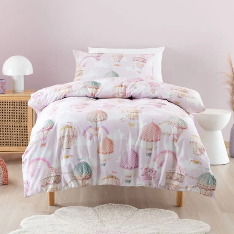 Linenhouse Single Duvet Cover Set "Away We Go" - Premium Bedding Collection