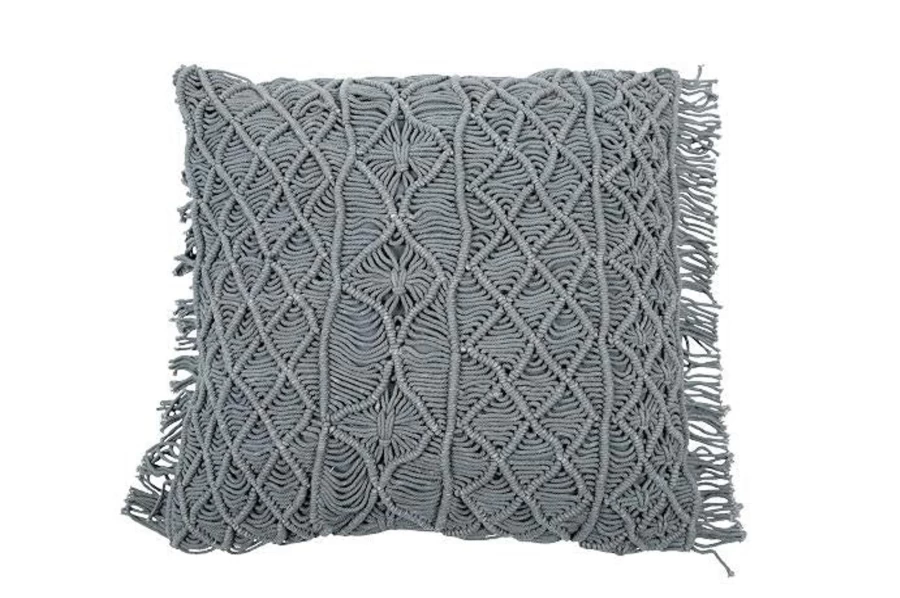 "Mrs Bloom Decorative Cushion Cover 45x45cm with Mahon Fringes - Bohemian Home Decor"