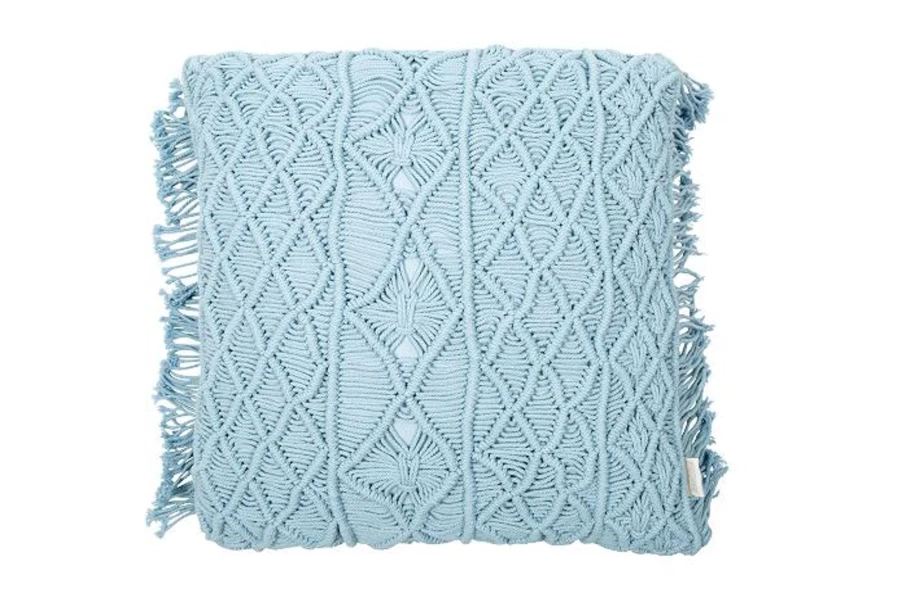 "Mrs Bloom Decorative Cushion Cover 45x45cm with Mahon Fringes - Bohemian Home Decor"